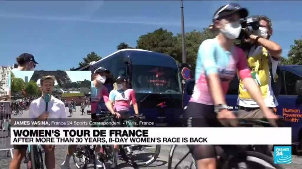 Women's Tour de France cyclists prepare for the 'Grand Départ'