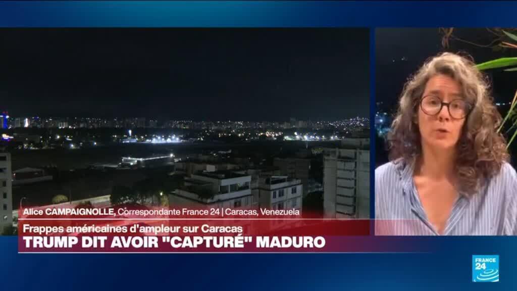 Donald Trump dit avoir "capturé" Nicolas Maduro au Venezuela