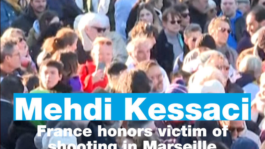 Mehdi Kessaci: Francia conmemora a la víctima del tiroteo en Marsella