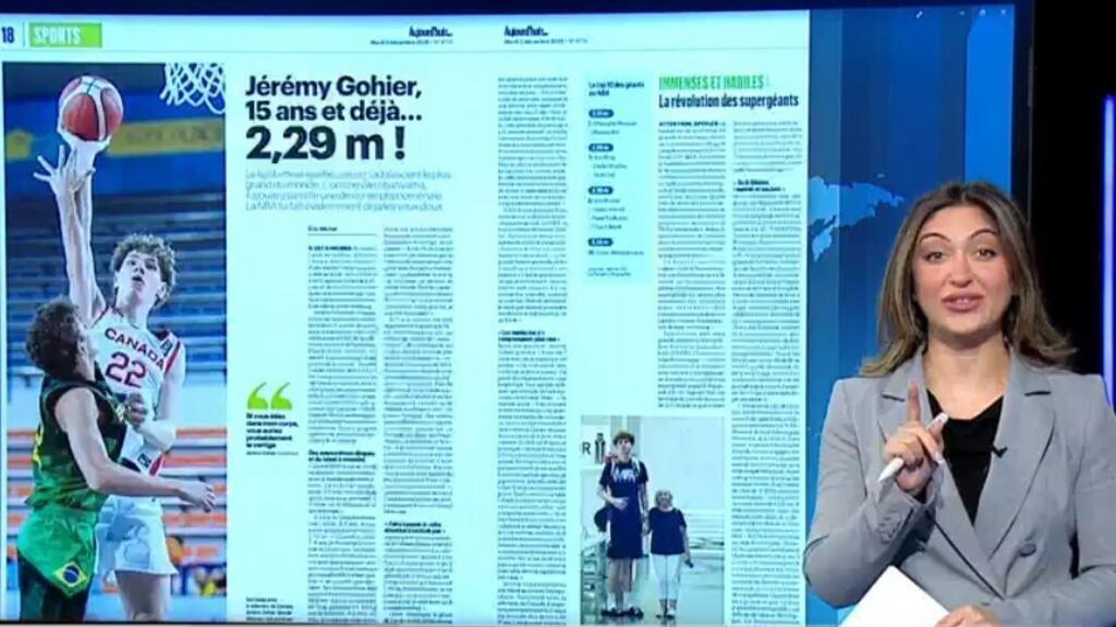 Basket : Jérémy Gohier, 15 ans et déjà... 2,29 m !
