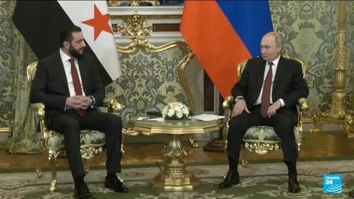 Syria's Sharaa seeks to 'redefine' ties with Russia during Moscow visit