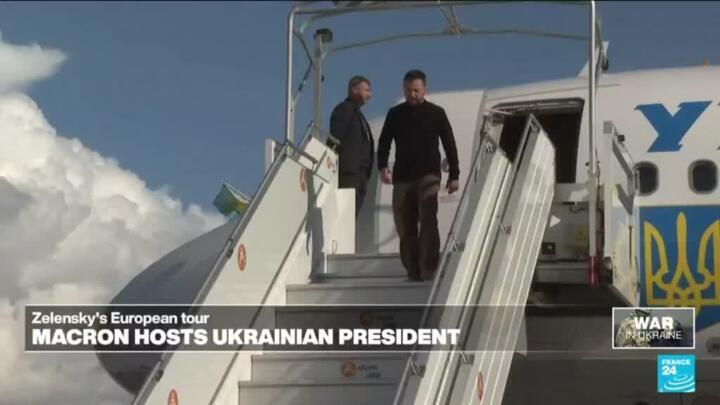 What's at stake as Zelensky meets with Macron on European tour?