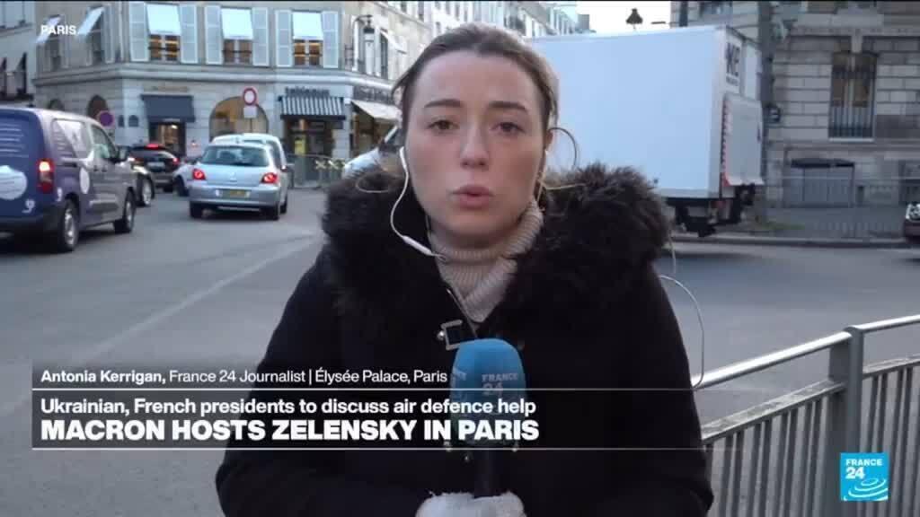 يزور زيلينسكي الأوكراني باريس لطلب دعم الدفاع الجوي والطائرات المقاتلة