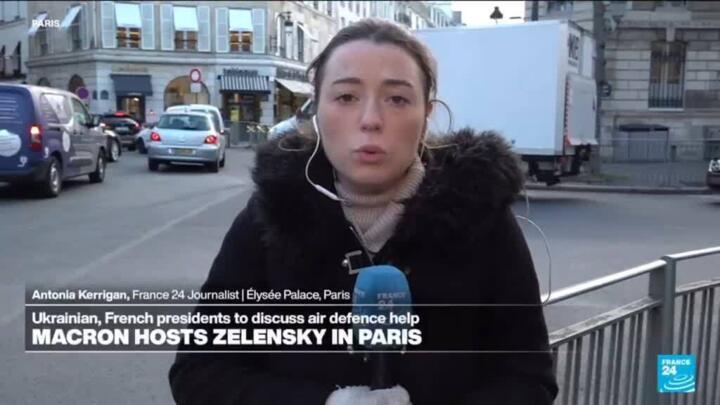Ukraine's Zelensky seeks air defence help and warplanes on Paris visit