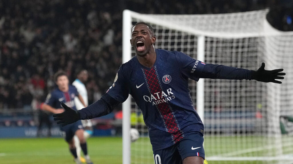Ligue 1 : le PSG étrille l'OM (5-0) avec un Dembélé des grands soirs