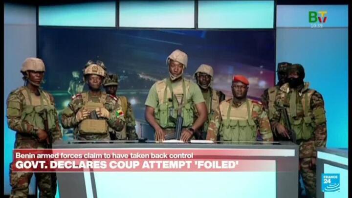 Benin: Government says fourteen people arrested over coup attempt