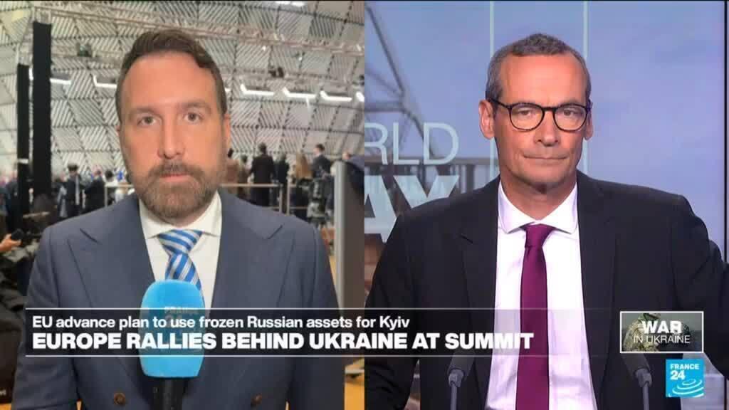 EU rallies behind Ukraine at summit and adopts new sanctions against Russia