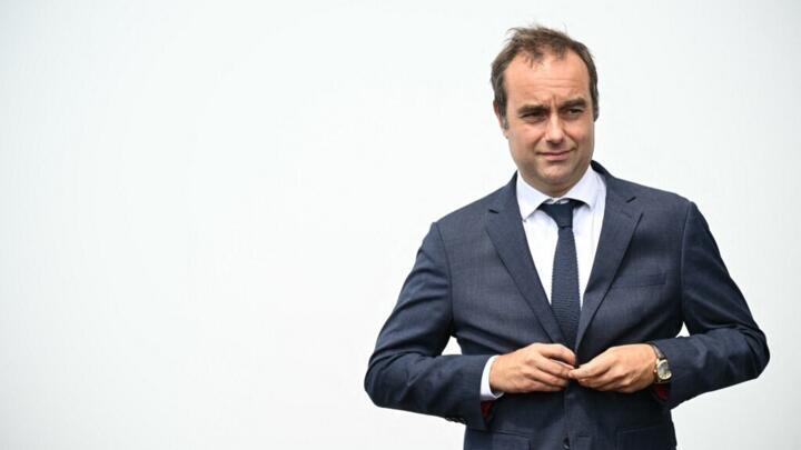 This file photo shows France's new Prime Minister Sebastien Lecornu at the Paris Le Bourget Airport, north of Paris, on June 17, 2025.