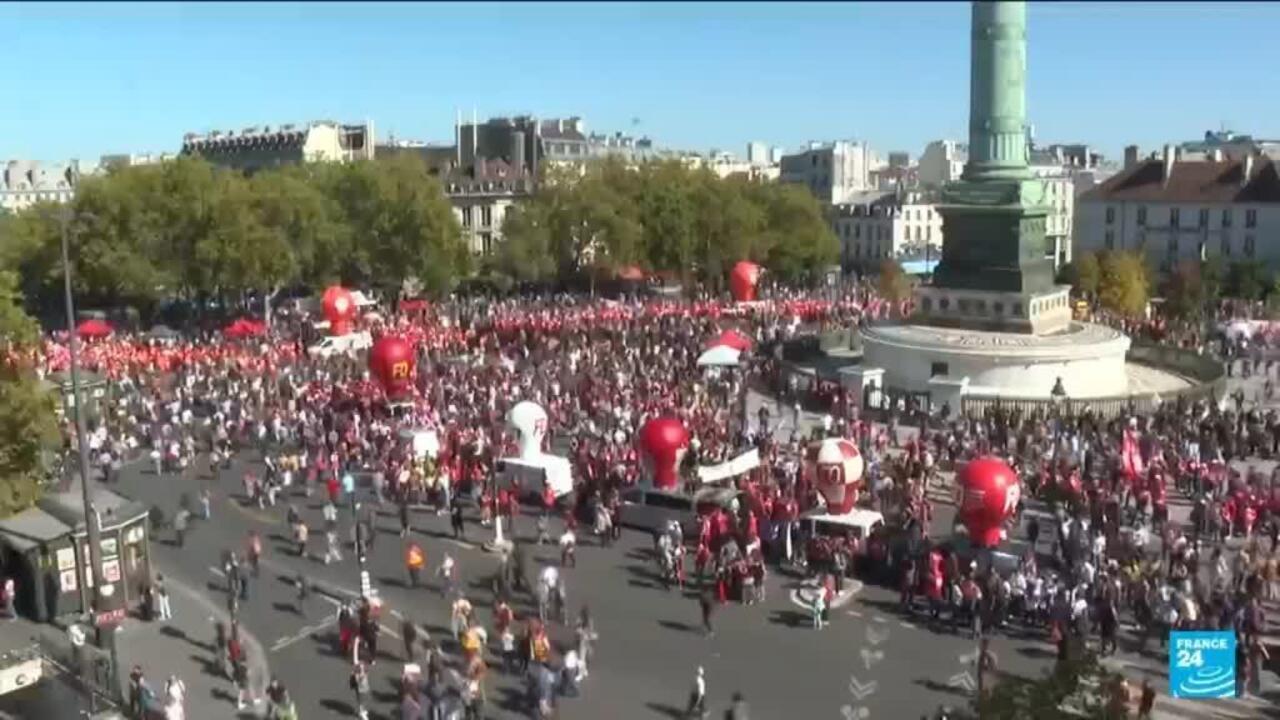 "Plus d'un million de personnes" mobilisées selon la CGT ce 18 septembre en France