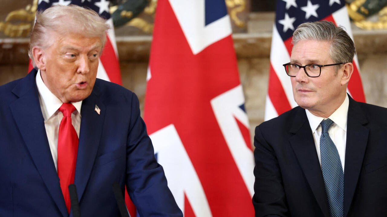 Trump en Reino Unido: cambio de tono frente a Putin, tensiones por Palestina y un acuerdo tecnológico