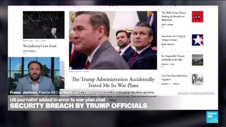 Trump officials sent journalist classified US plan for Yemen strikes