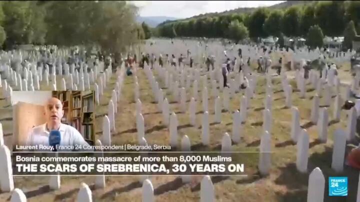 Bosnia commemorates massacre of more than 8,000 Muslims 30 years ago