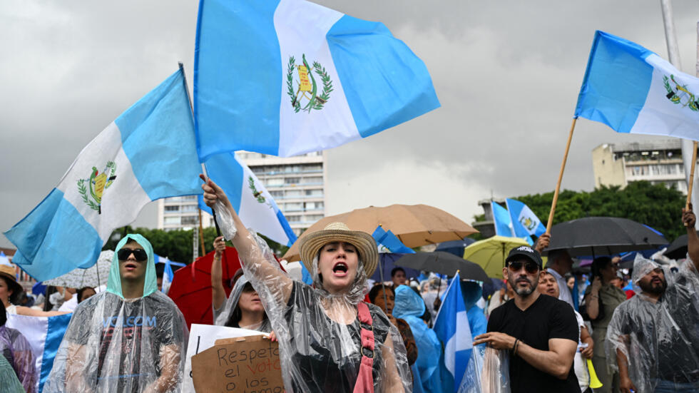 Guatemala protestas en contra del intento de “golpe de Estado