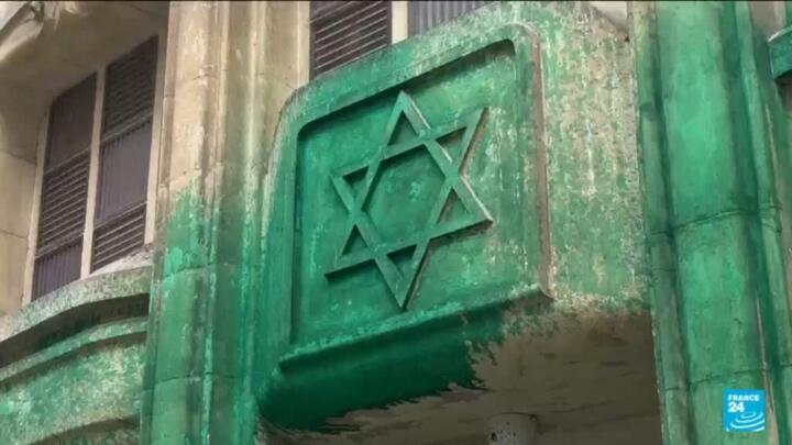 Vandals target Holocaust memorial and three synagogues in Paris