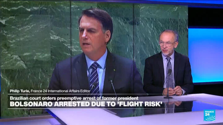 Brazilian court orders preemptive arrest of former president Jair Bolsonaro