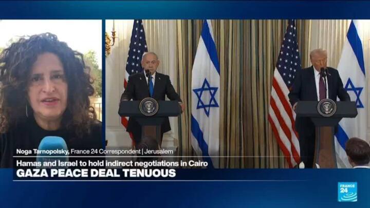 Negotiations due in Cairo, Trump says Israel agrees to a 'withdrawal line'