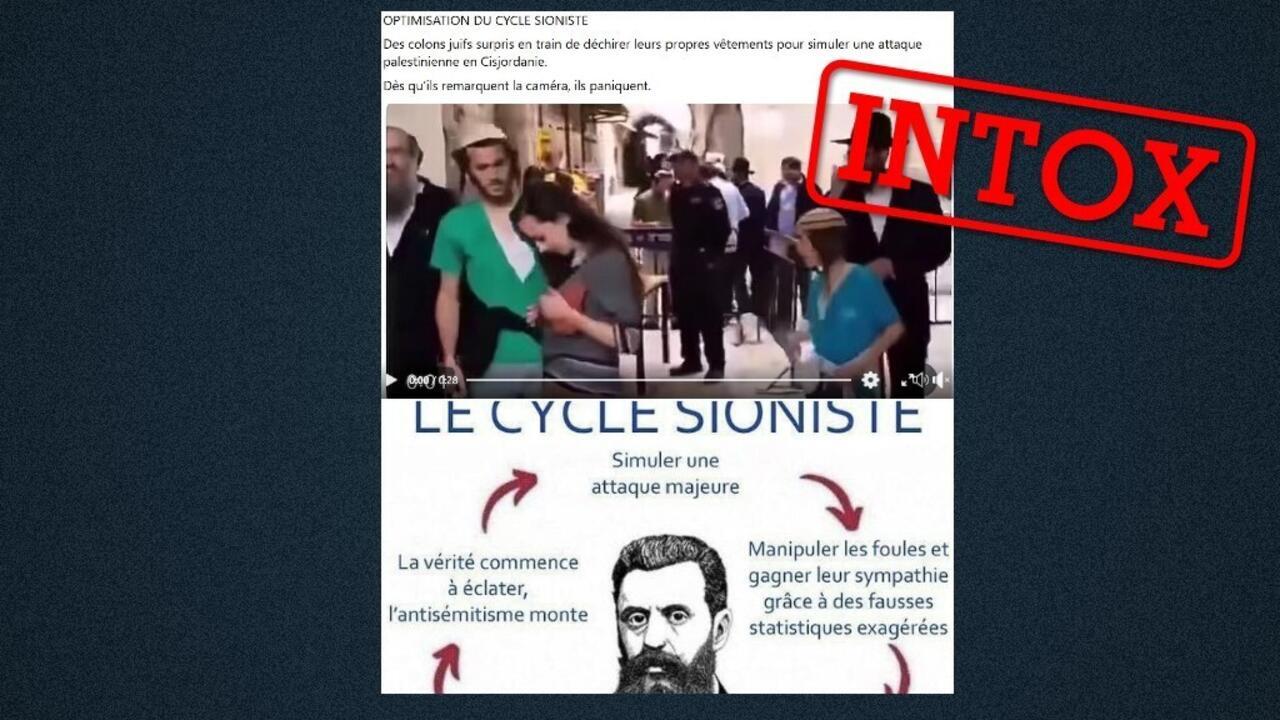 Des Israéliens déchirent leurs vêtements pour simuler une agression ? C’est un rite religieux