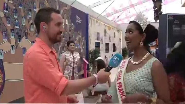 Fans get a taste of Olympic action at the 'India house' in Paris