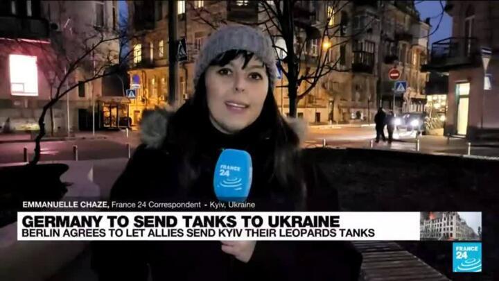 Zelensky tells Scholz 'sincerely grateful' for German tanks