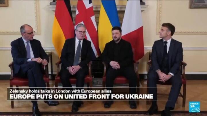 European allies back Zelensky after Trump criticism