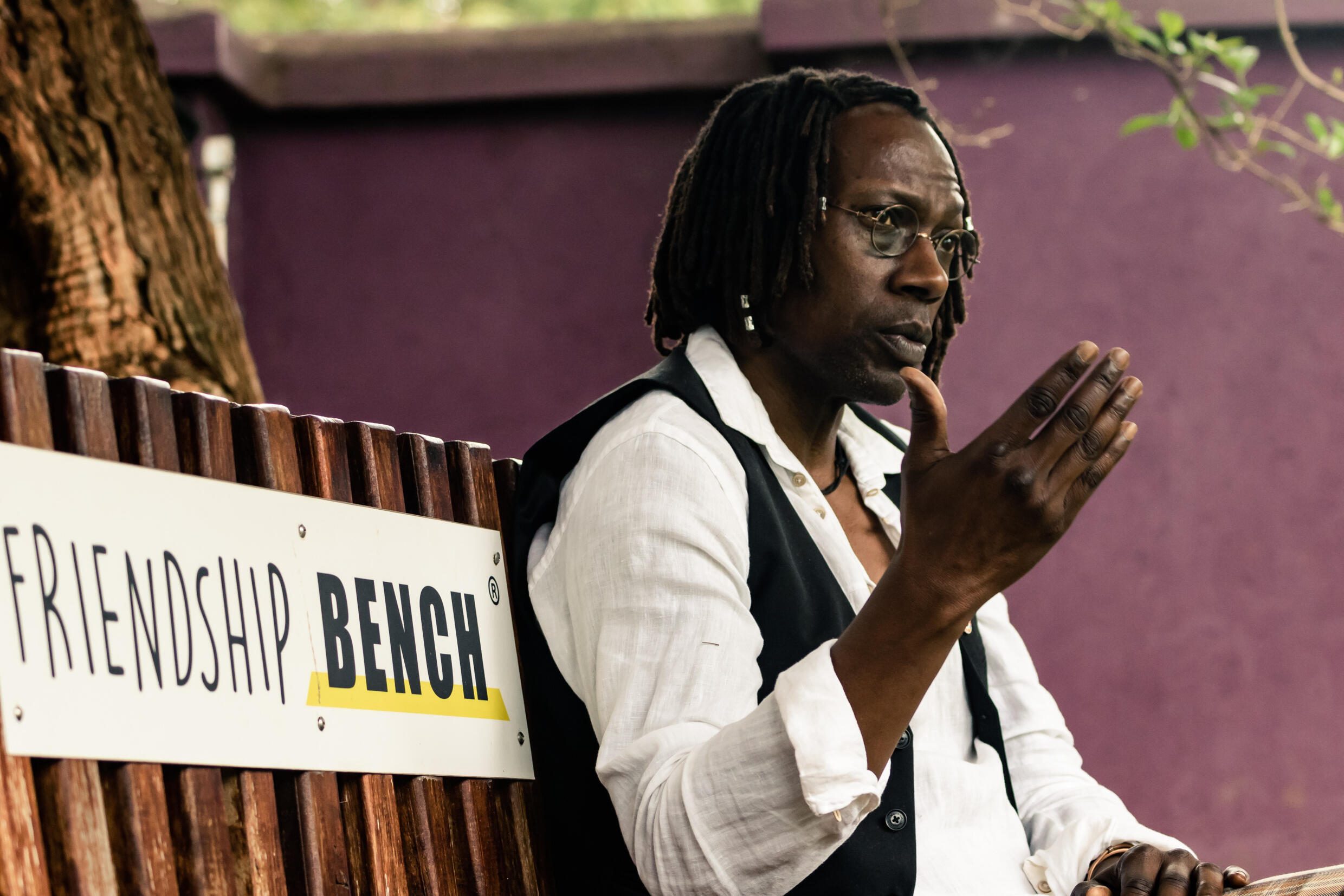 Zimbabwe's 'mental health benches' exported to the World Cup