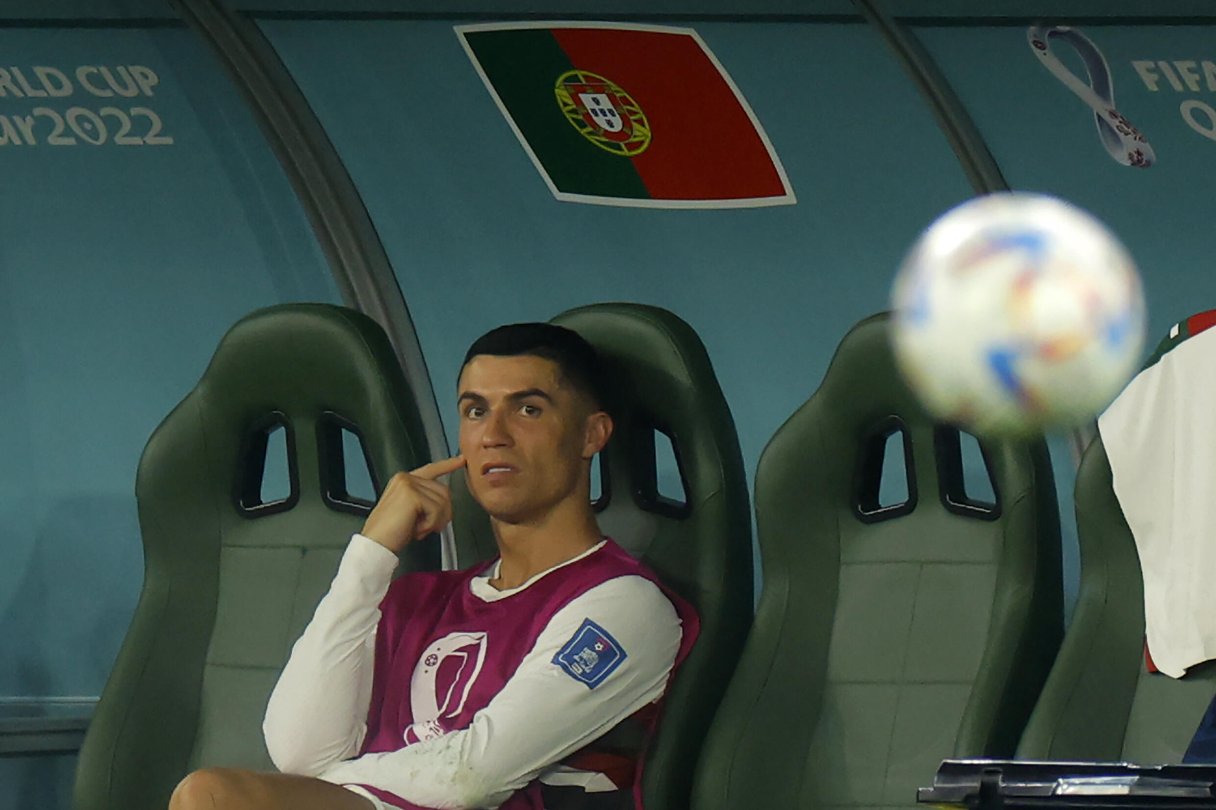Cristiano Ronaldo a été exclu de la formation de départ du Portugal pour le dernier match contre la Suisse