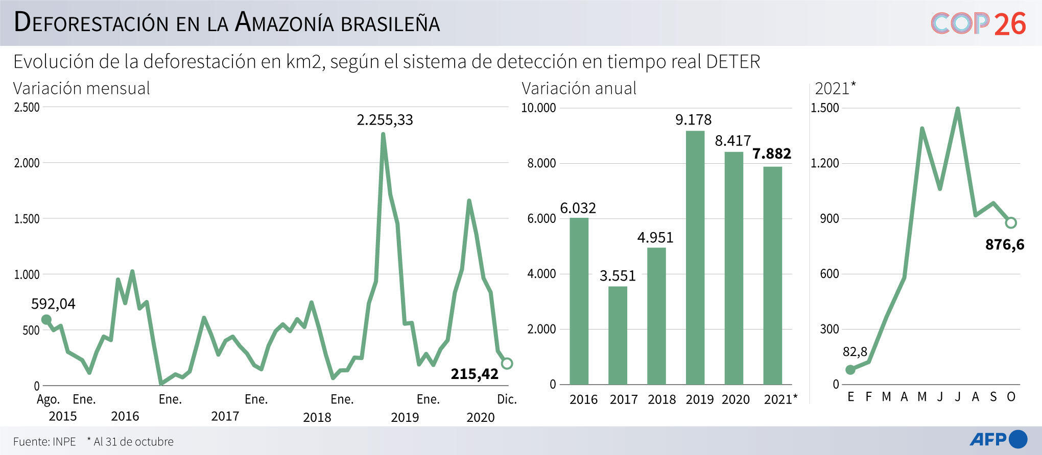 Deforestación en la Amazonía brasileña