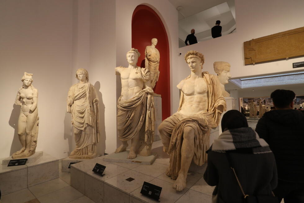 In the waterfront building known as the red citadel, visitors journey through a history that includes ancient art, Greek and Roman antiquities