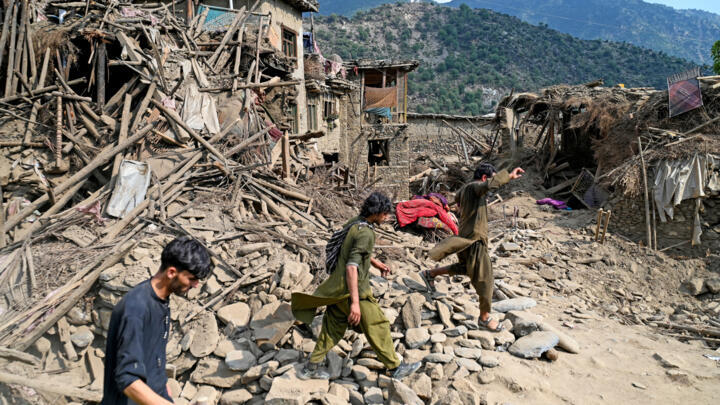 Afghan officials said rough terrain was hampering rescue and relief efforts after Sunday's devastating earthquake.