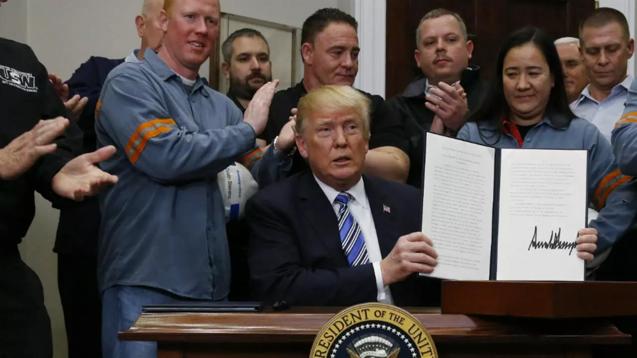 Donald Trump Oficializo Imposicion De Aranceles Para Importaciones De Acero Y Aluminio