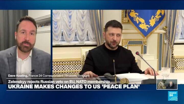 Ukraine makes changes to US President Donald Trump's 'Peace plan'