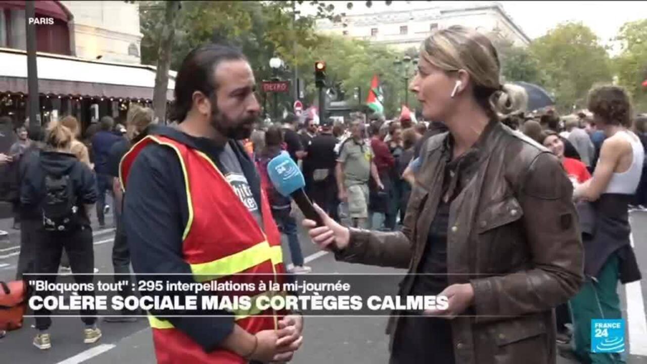 "Bloquons tout" : colère sociale mais cortèges calmes à travers la France