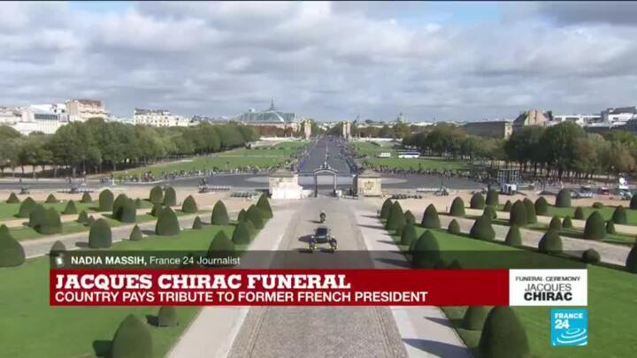 Jacques Chirac funeral: "An extremely somber and nationalistic mood here"