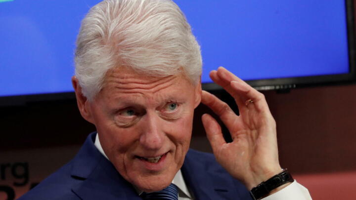FILE PHOTO: Former U.S. President Bill Clinton attends the Bloomberg Global Business Forum in New York City, New York, U.S., September 25, 2019.