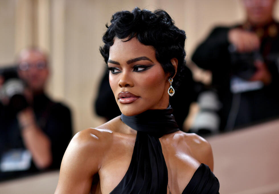 Teyana Taylor arrives at the 83rd Golden Globes on Sunday, Jan. 11, 2026