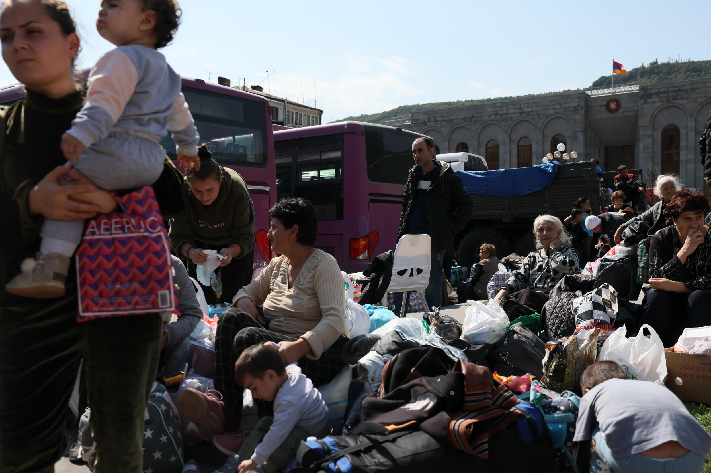 Almost all ethnic Armenians flee NagornoKarabakh