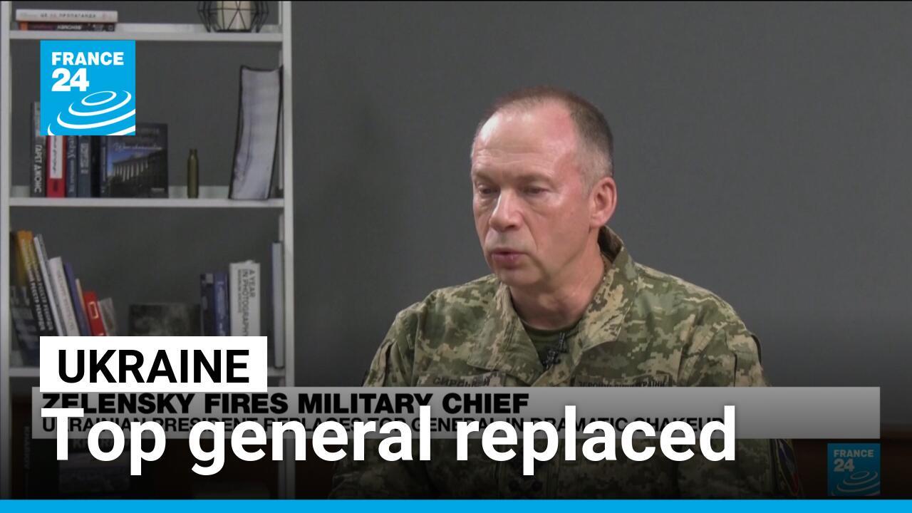 Ukraine's Zelensky replaces top general Zalushnyi with Syrsky in dramatic  military shakeup