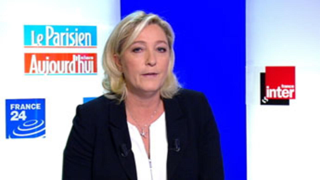 La France Sous Marine Le Pen Marine Le Pen sur FRANCE 24 : "La France est le pays le moins raciste