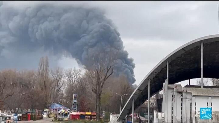 Russia unleashes massive drone attack on central Ukraine, as peace talks stall