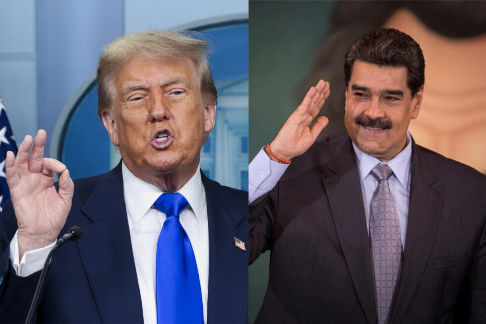 Combo de dos fotografías de archivo donde aparecen el presidente de Estados Unidos, Donald Trump (i), y el presidente de Venezuela, Nicolás Maduro. Venezuela y EE.UU. han protagonizado infinitos desencuentros desde que el presidente Hugo Chávez llegó al poder en 1999 y después con su sucesor, Nicolás Maduro, por quien la Fiscalía General de Estados Unidos ofrece una recompensa de 50 millones de dólares por información que conduzca a su arresto.