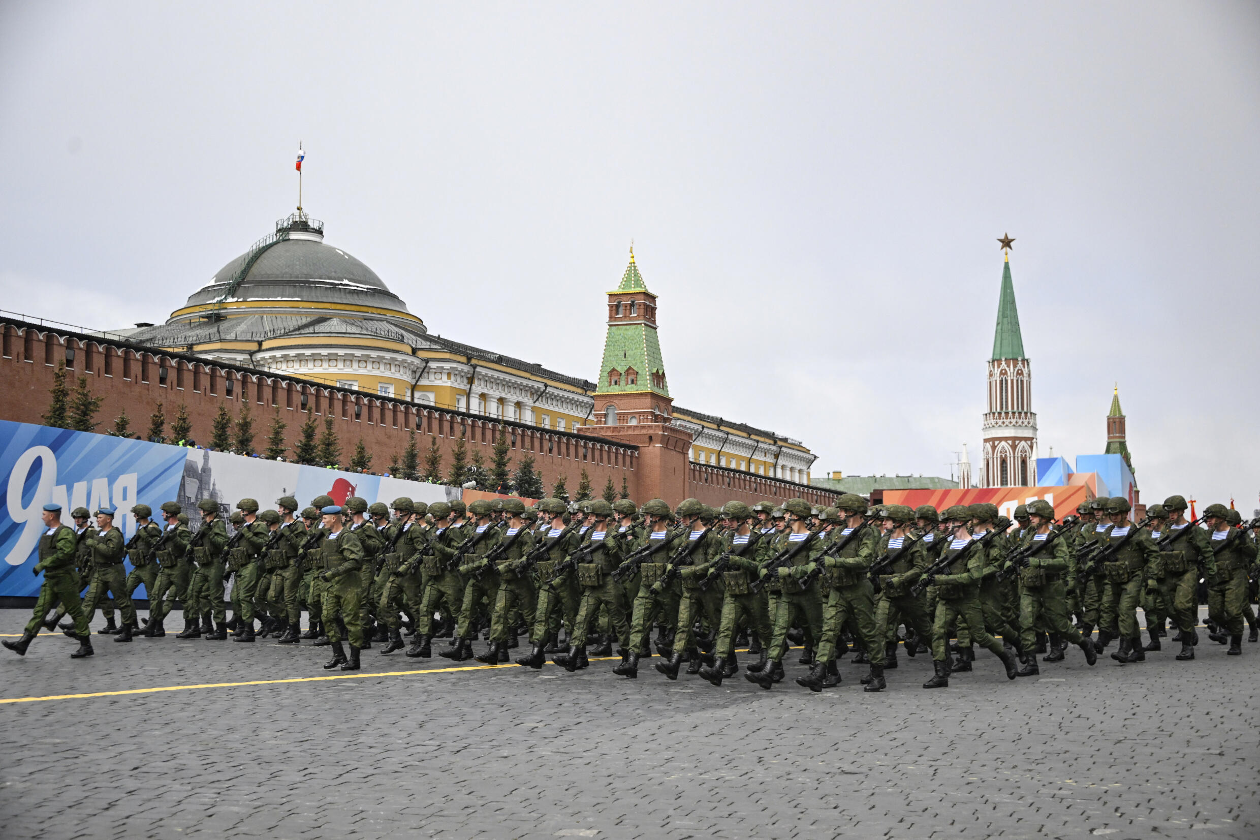 Défilé militaire du Jour de la Victoire sur l'Allemagne nazie, le 9 mai 2024 à Moscou