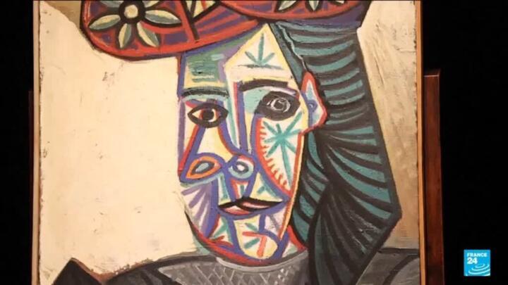 Rediscovered Picasso portrait presented in Paris ahead of auction