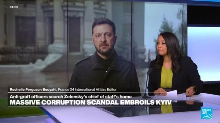 Ukraine’s anti-graft agency searches top Zelensky aide’s offices