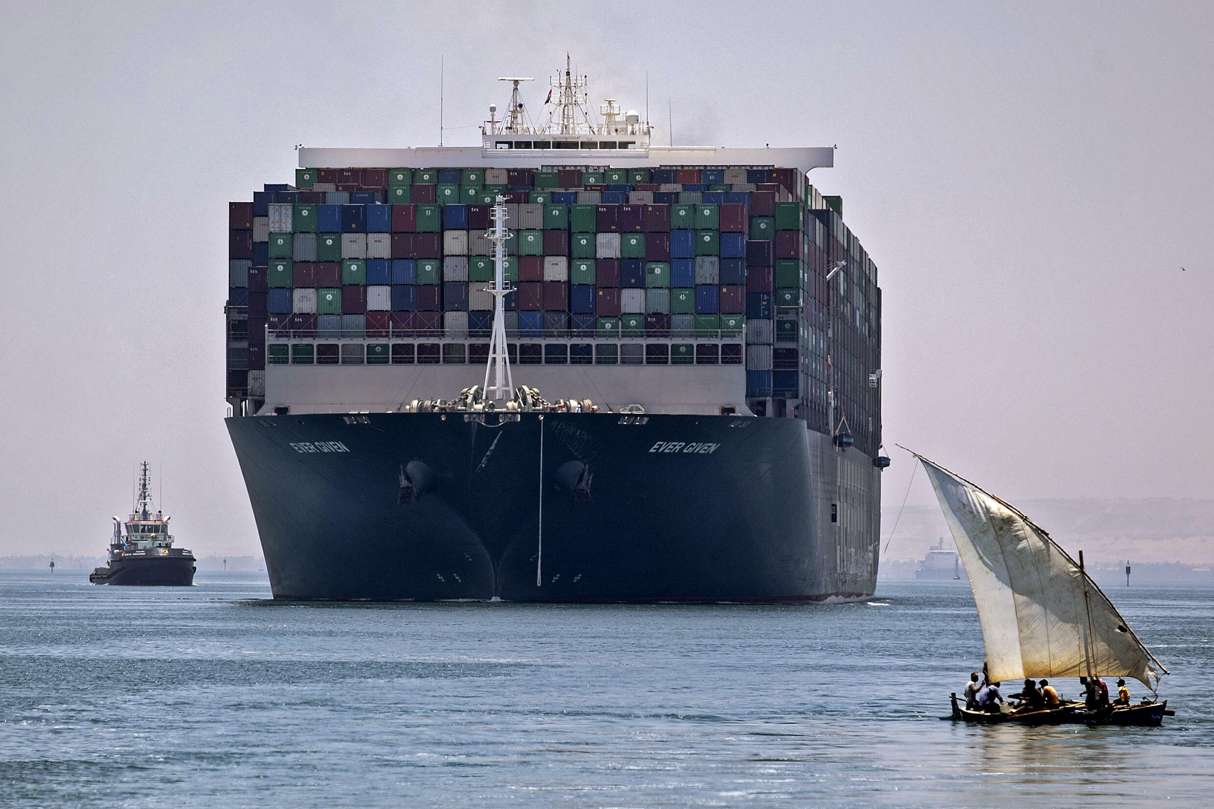 Megaship That Blocked Suez Heads Back To Asia France 24 Megaship That Blocked Suez Heads Back To Asia France 24