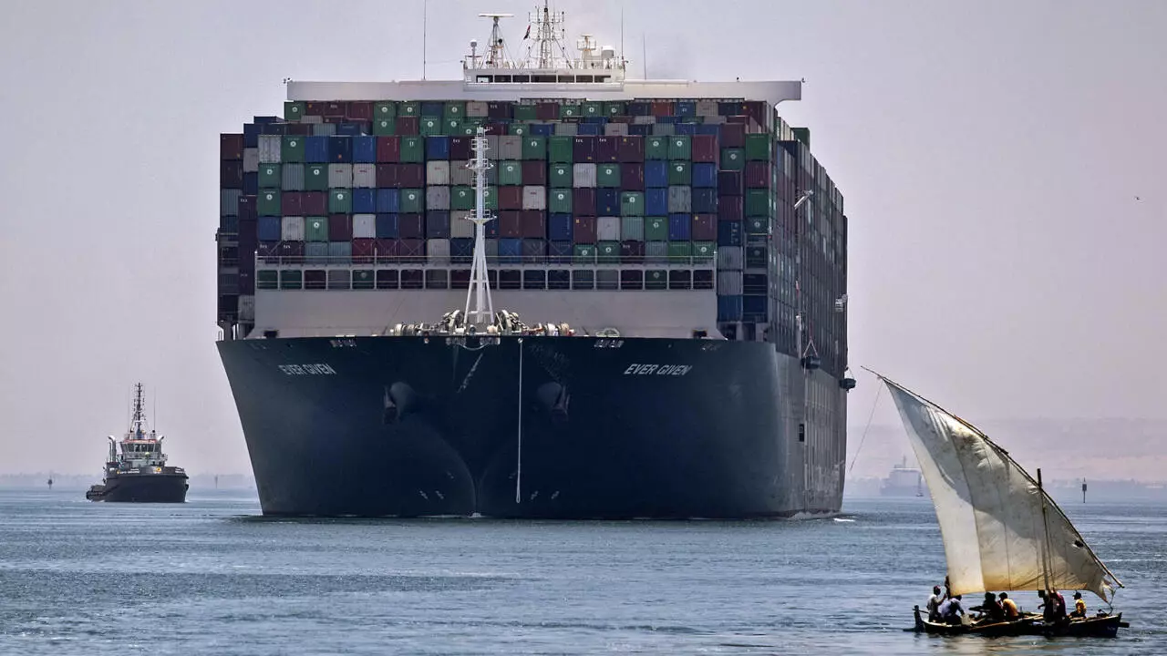 Megaship That Blocked Suez Heads Back To Asia France 24 Megaship That Blocked Suez Heads Back To Asia France 24