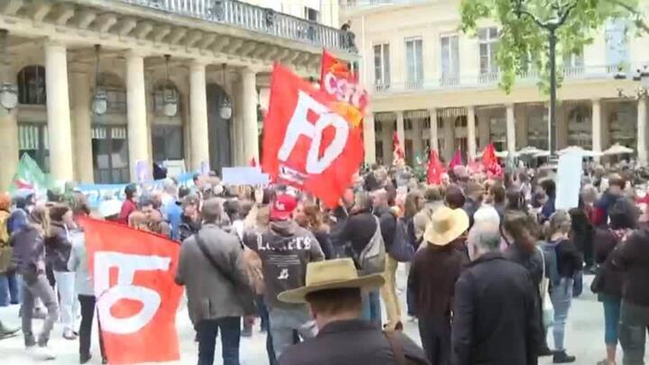 France's public broadcasting unions strike against media merger