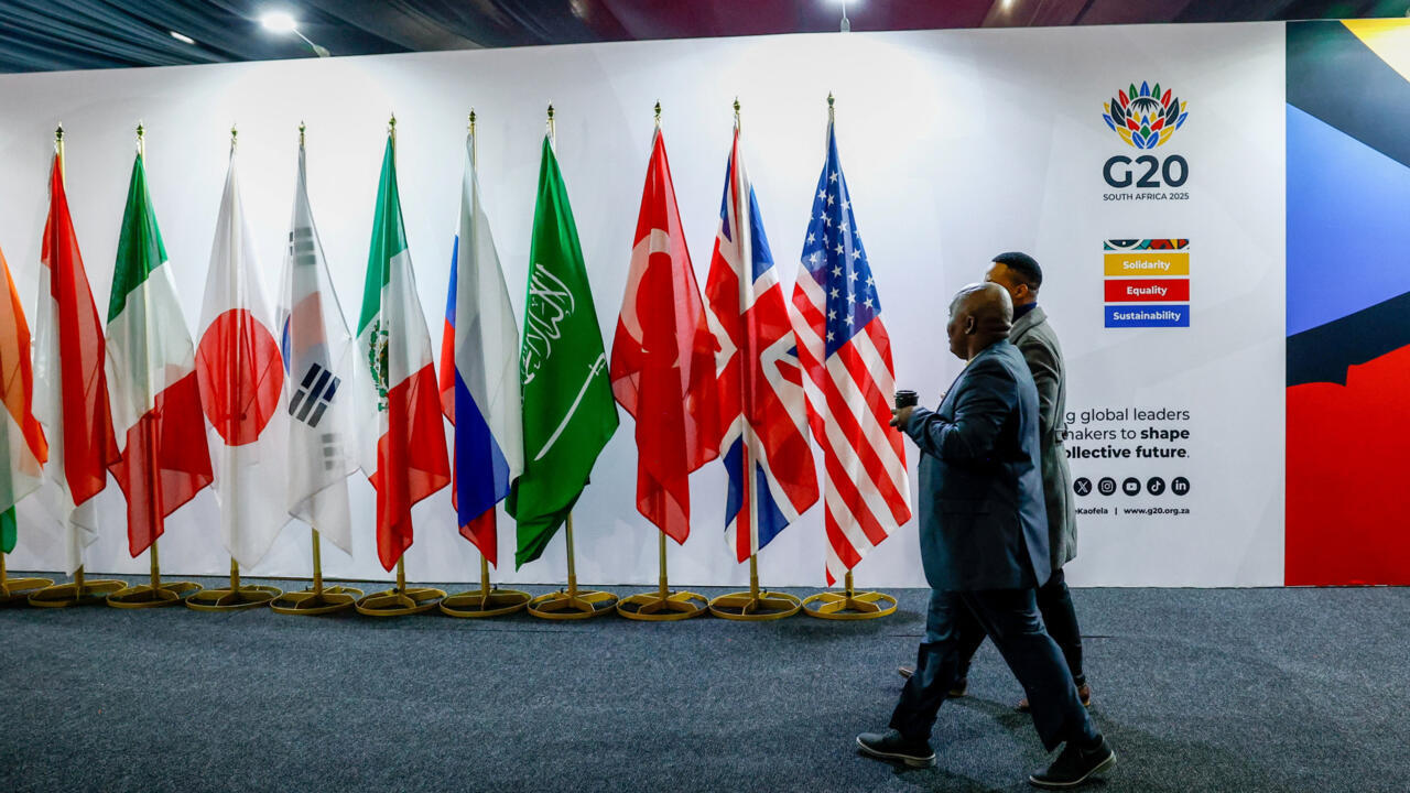 G20 summit boycotted by US opens in shadow of Trump's Ukraine plan, COP30 impasse