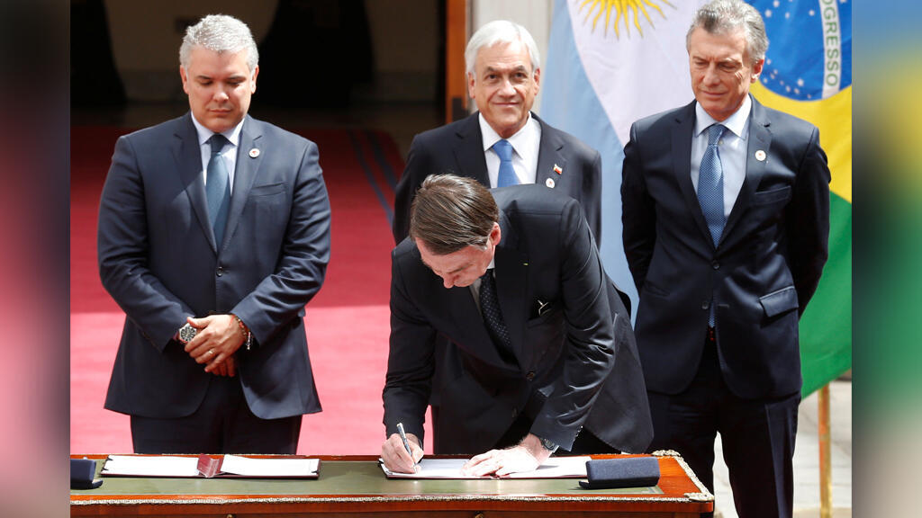 Sin la izquierda, presidentes de Suramérica crean el bloque regional Prosur