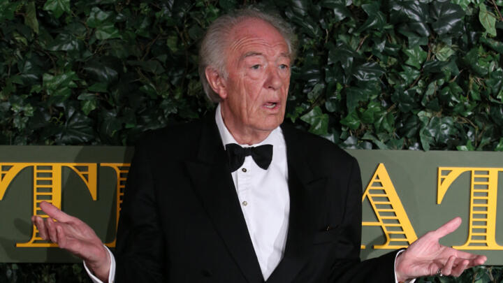 Michael Gambon attends the 62nd London Evening Standard Theatre Awards in London on November 13, 2016. 