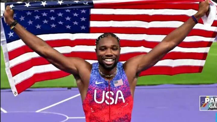 Lyles wins Olympic 100m gold in closest finish in modern history